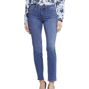 NYDJ High Rise Medium Wash Sheri Slim Fit Jeans 4